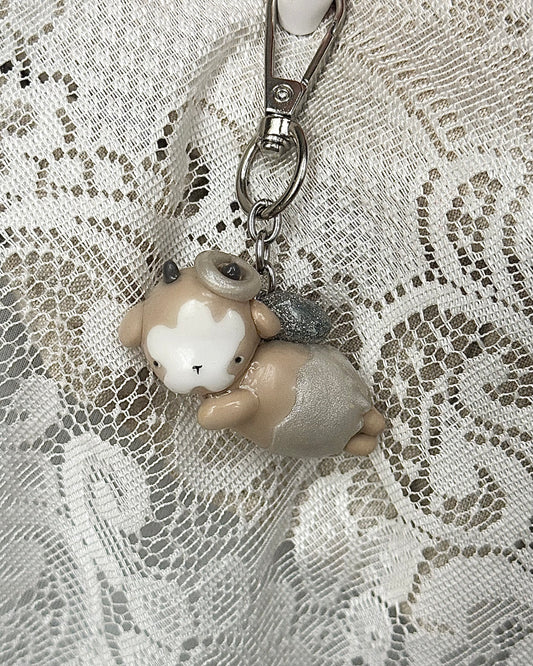 Angel Sheep Keychain