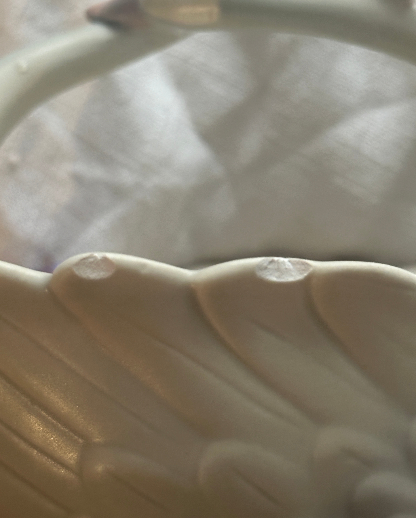 Vintage Double Swan Ceramic Dish
